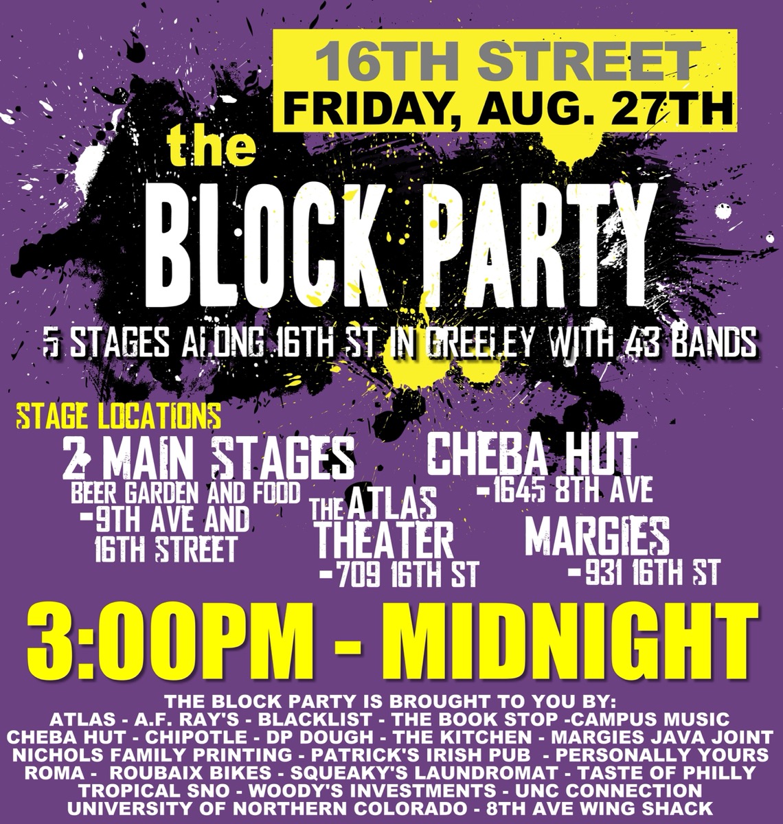 Block Party 2010 poster