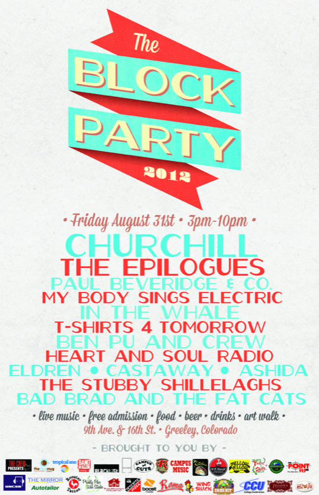 Block Party 2012 poster