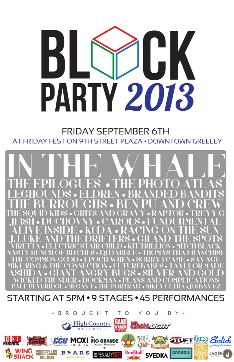 Block Party 2013 poster