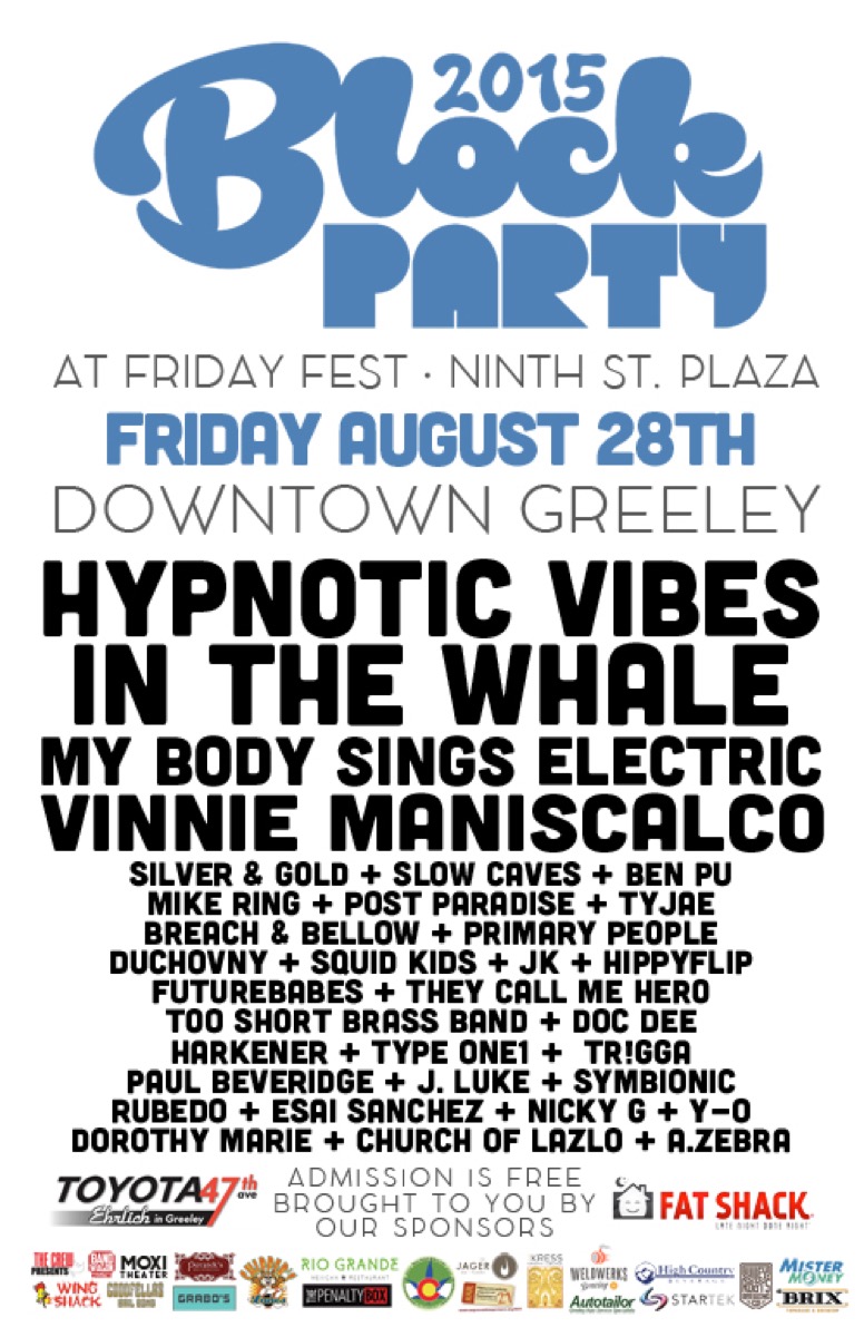 Block Party 2015 poster