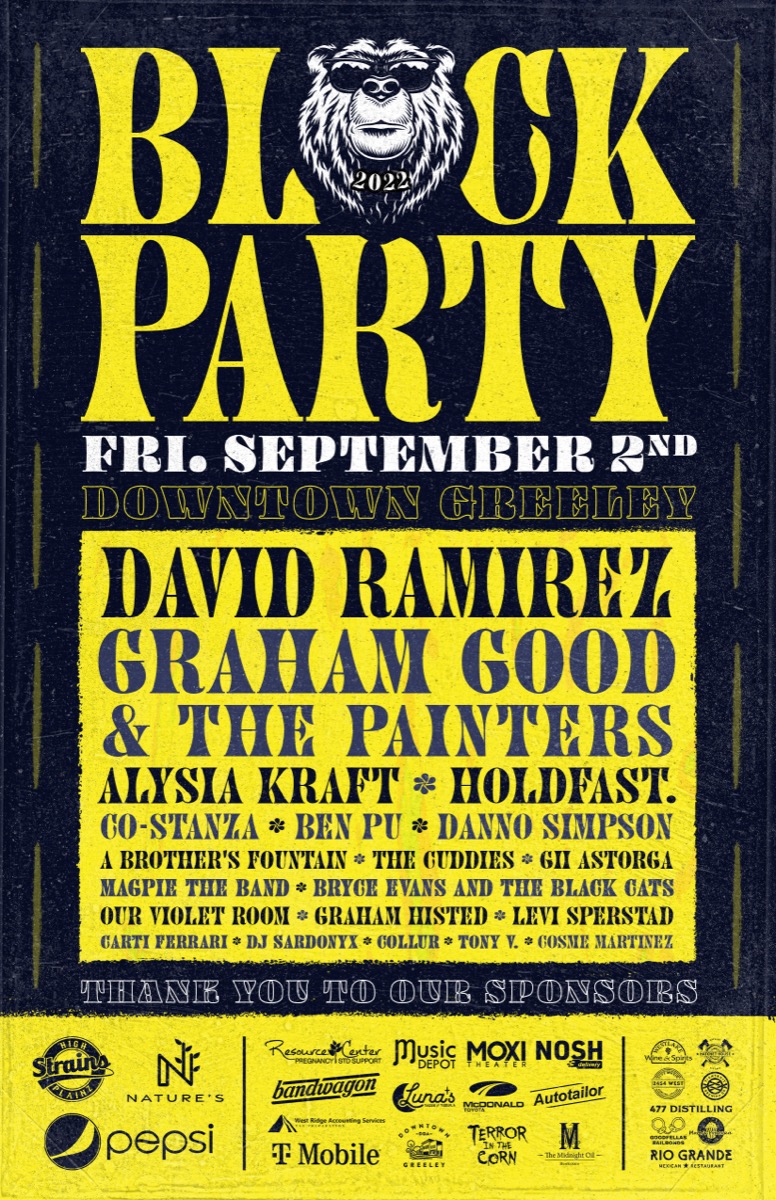 Block Party 2022 poster